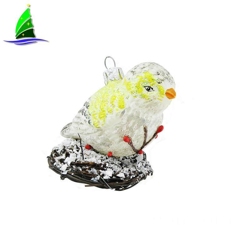 Decoraciones de vidrio para pájaros Glass bird Decorations